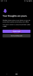 obsidianのインストール手順(スマホ版)