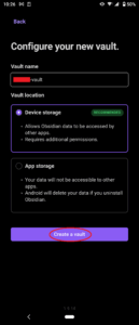 obsidianのインストール手順(スマホ版)