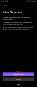 obsidianのインストール手順(スマホ版)